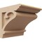 Ekena Millwork 7"W x 7"D x 7"H Wide Mayflower Rough Cedar Woodgrain TimberThane Corbel, Primed Tan CORUR07X07X07MAYRCPR - alternate 1